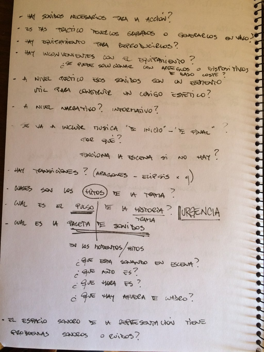 25 preguntas para empezar un planteo&nbsp;sonoro