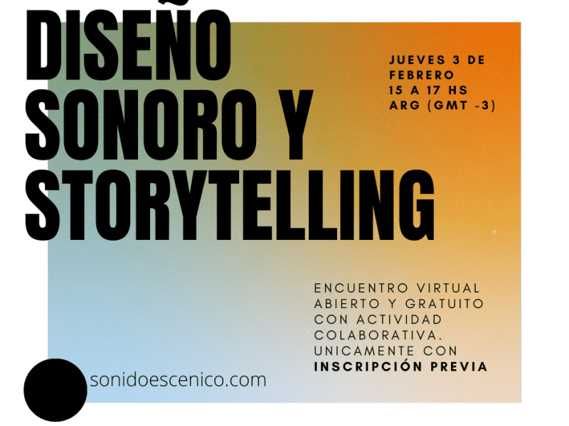 Diseño Sonoro &&nbsp;Storytelling